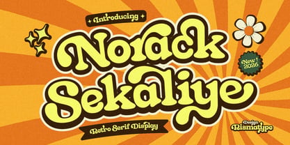 Norack Sekaliye Font Poster 1