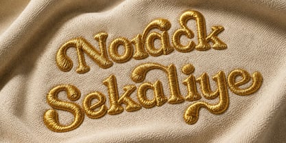 Norack Sekaliye Font Poster 4
