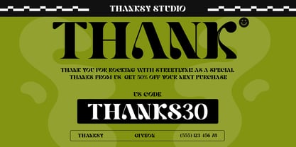 Quowist Display Font Poster 7