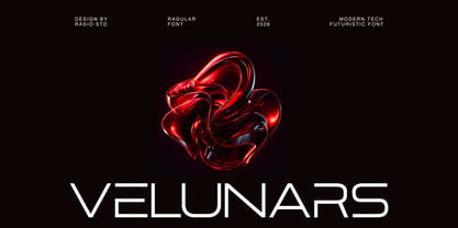 Velunars Font Poster 1
