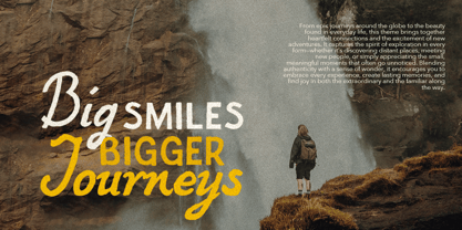 Highland Wanders Font Poster 8