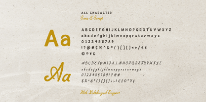 Highland Wanders Font Poster 9