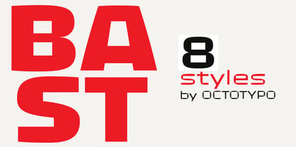 Bast Variable Font Poster 1