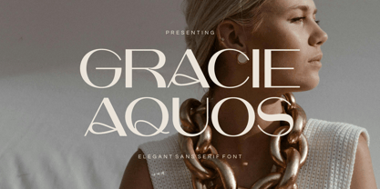 Gracie Aquos Font Poster 1