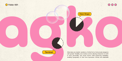 GC Bumble Font Poster 4