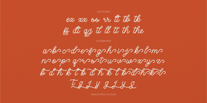 Caniora Florents Font Poster 12