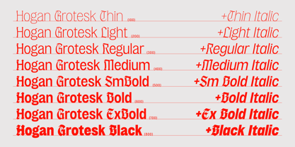 K73 Hogan Grotesk Font Poster 2