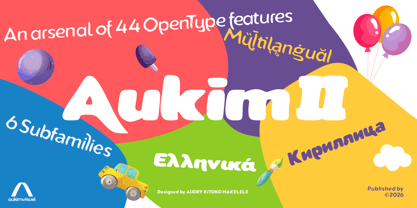 Aukim II Child Font Poster 12