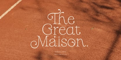 Solance Serif Font Poster 5