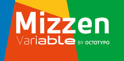 Mizzen Variable Font Poster 1