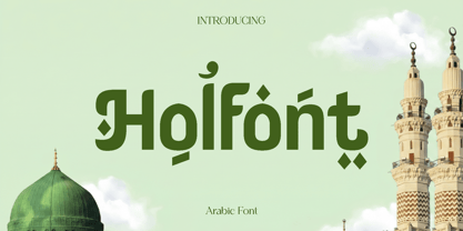 Holfont Font Poster 1