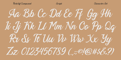 Redcliff Campwood Font Poster 11