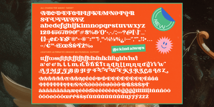 Magic Target Font Poster 10