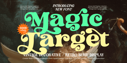 Magic Target Font Poster 1