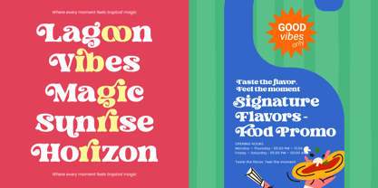 Magic Target Font Poster 8