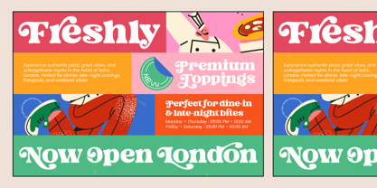 Magic Target Font Poster 2