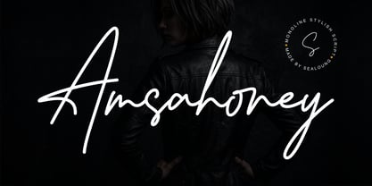 Amsahoney Font Poster 1