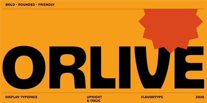 Orlive Font Poster 1