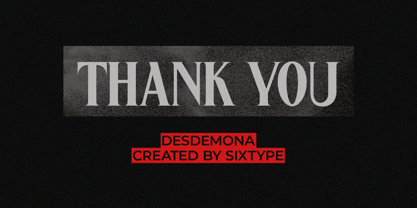Desdemona Font Poster 10