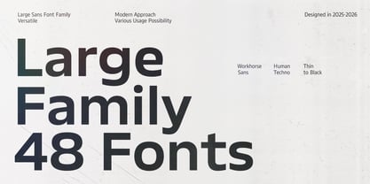 Profa Font Poster 3