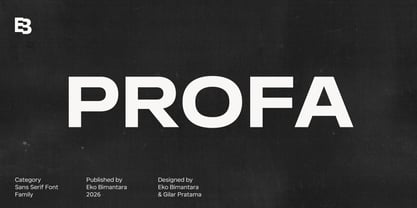 Profa Font Poster 1