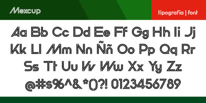 Mexcup Font Poster 4