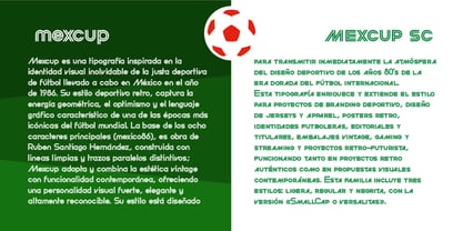 Mexcup Font Poster 6
