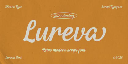 Lureva Font Poster 1