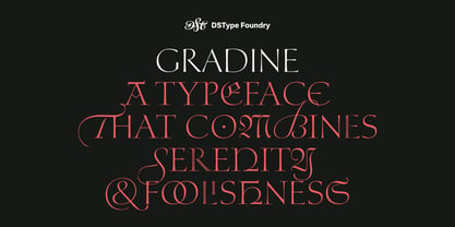 Gradine Font Poster 1