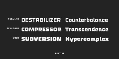 Lokoxi Pro Font Poster 13