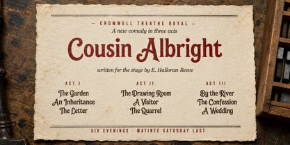 Westbury Press Font Poster 3
