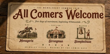 Westbury Press Font Poster 5
