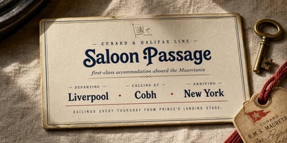 Westbury Press Font Poster 6