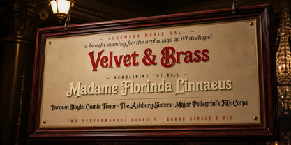 Westbury Press Font Poster 7