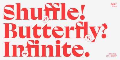Beth Font Poster 13
