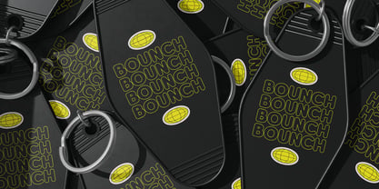 Foermality Rounded Outline Font Poster 2