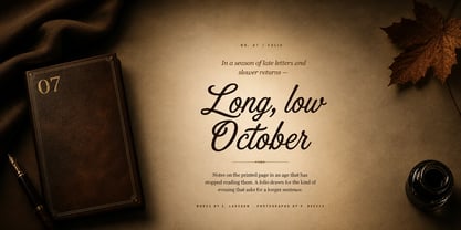 Chapter Twelve Font Poster 6