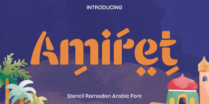 Amiret Font Poster 1