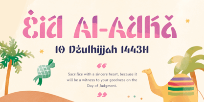 Amiret Font Poster 10