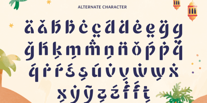 Amiret Font Poster 3