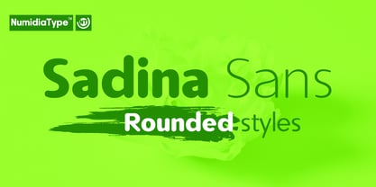 Sadina Rounded Font Poster 1