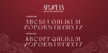 Arunela Font Poster 10