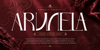 Arunela Font Poster 1