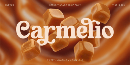 Carmelio Font Poster 1