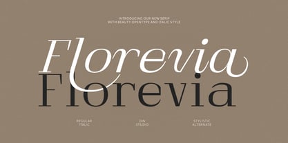 Florevia Font Poster 1