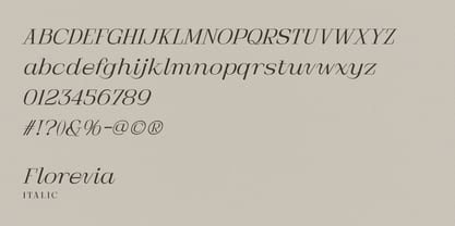 Florevia Font Poster 6