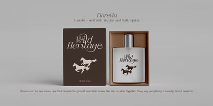 Florevia Font Poster 3