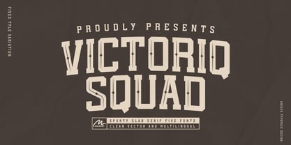 Victoriq Squad Font Poster 1