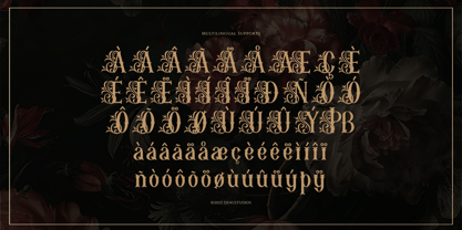 Mozathia Font Poster 11
