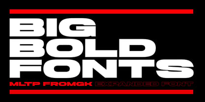 MLTP Fromgk Expanded Font Poster 9